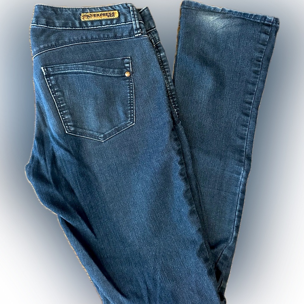 Express Regular fit low rise super soft jeans